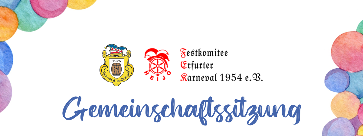 Gemeinschaftssitzung FEK & KCB